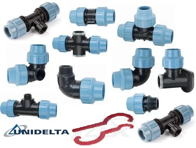 Компресійний фітинг "UNIDELTA" виробництва Італії. — каталог товарів Maremex