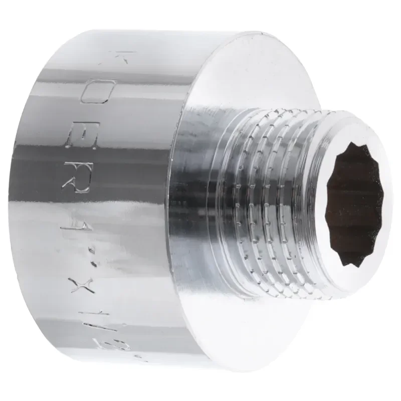 Переходник (коннектор) 1/2"х1" (хром) Koer KF.A0610.CHR (KF0135) от KOER - купить в интернет-магазине