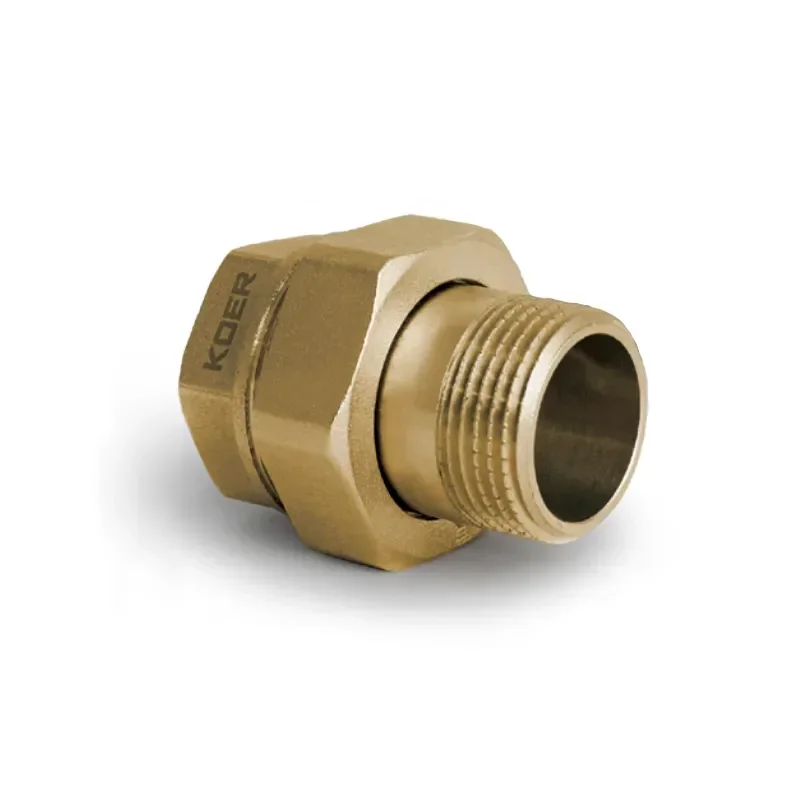 Сгон американка прямой, без никеля Koer KR.341.WN - 1/2" (KR4736) от KOER - купить в интернет-магазине