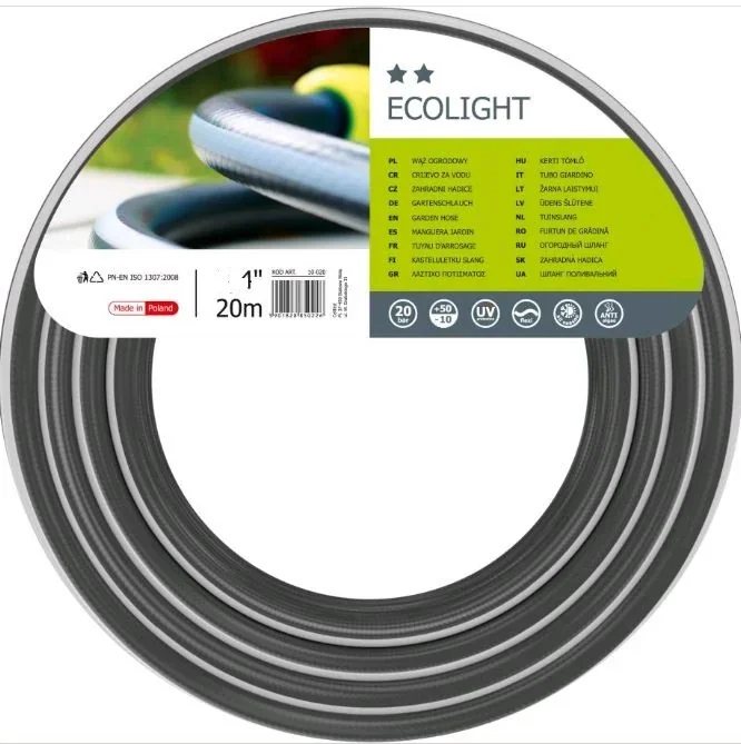 Шланг поливальний Cellfast Cellfast ECOLIGHT 1"(20м/бухт) CF10-180 от Cellfast - купить в интернет-магазине