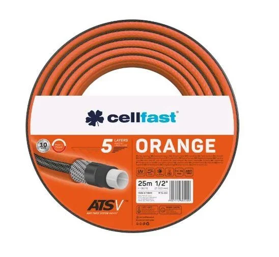 Шланг поливальний Cellfast ORANGE 1/2" (25м/бухт) CF15-002 от Cellfast - купить в интернет-магазине