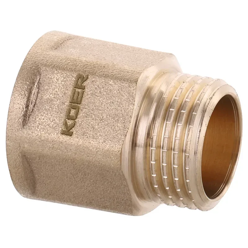 Удлинитель Koer WM.E06-20.WN - 1/2"-20мм Без никеля (KR3010) от KOER - купить в интернет-магазине