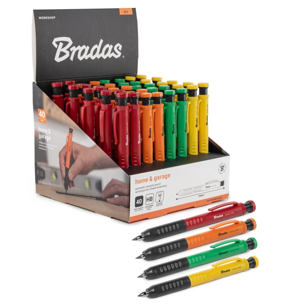 Будівельний автоматичний олівець, мікс,
40 шт., DIY-PCASET02/D от Bradas - купить в интернет-магазине