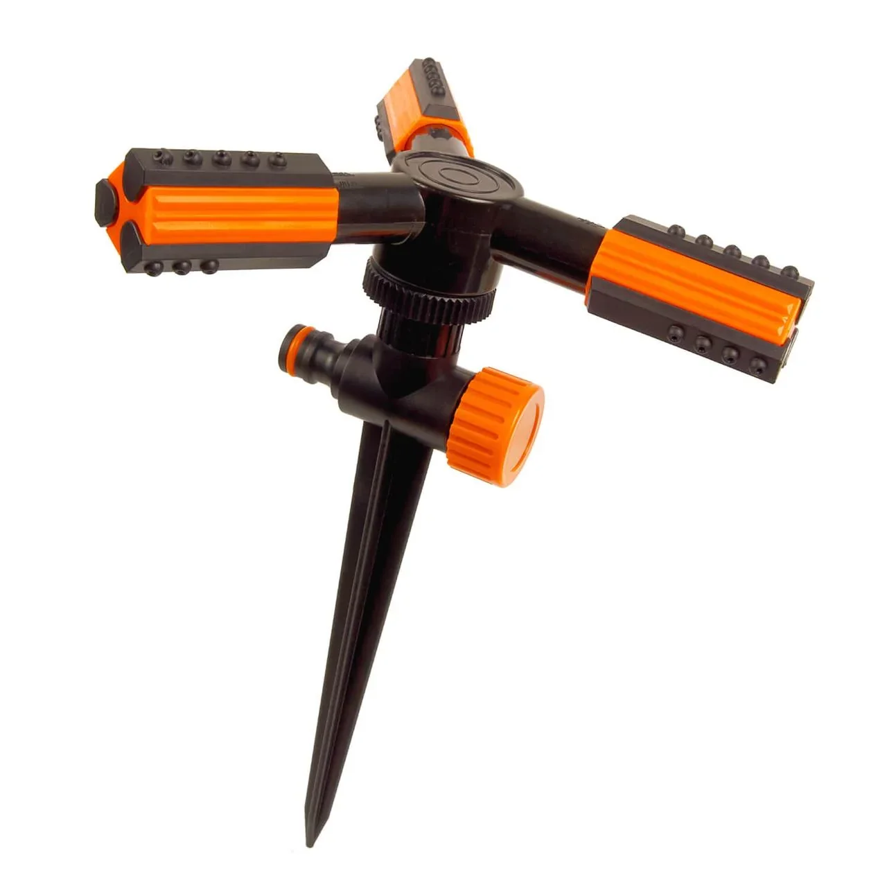 Дощувач 3 ходовий з кілочком під конектор SLD помаранчевий (ICN01539) от SLD - купить в интернет-магазине