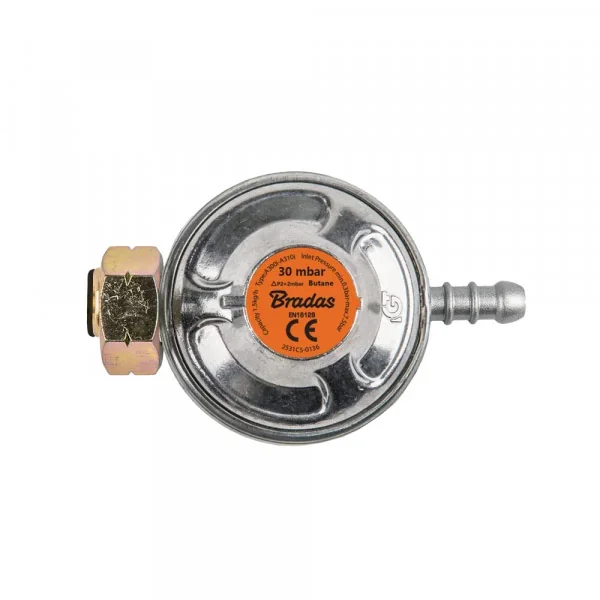Газовий редуктор низького тиску з прокладкою,
30 мбар, 1,5 кг/год., RG A310-484 от Bradas - купить в интернет-магазине