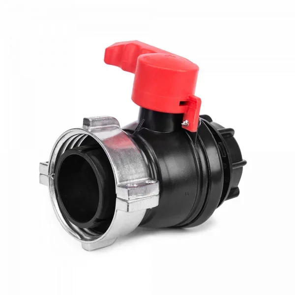 IBC кульовий кран РВ S75x6 з виходом РЗ S60x6, 
IBCS75F-BAVS60M от Bradas - купить в интернет-магазине