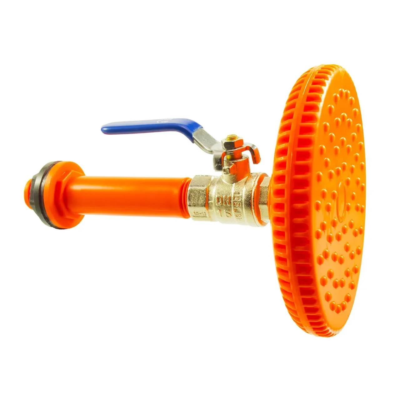 Комплект для поливу душовий металевий Norton 12,5 см помаранчевий. от Norton - купить в интернет-магазине