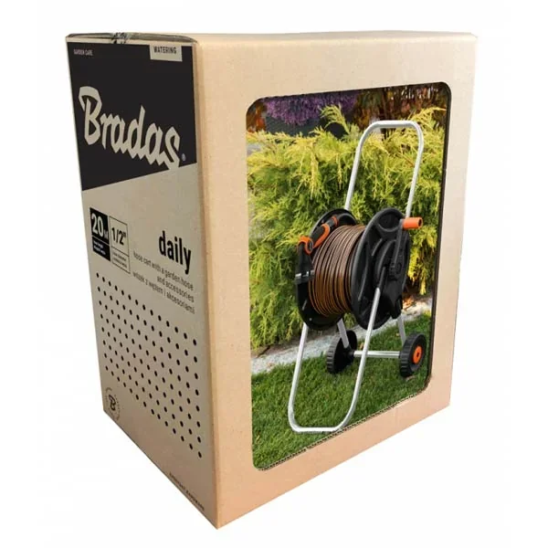 Комплект для поливу: візок, шланг 1/2" 20м,
арматура BLACK LINE, ECO-AG26020SET2 от Bradas - купить в интернет-магазине