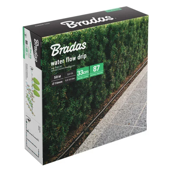 Комплект з крапельної трубкою 50 м, WATER FLOW 
DRIP, DSWWF50-SET2 от Bradas - купить в интернет-магазине