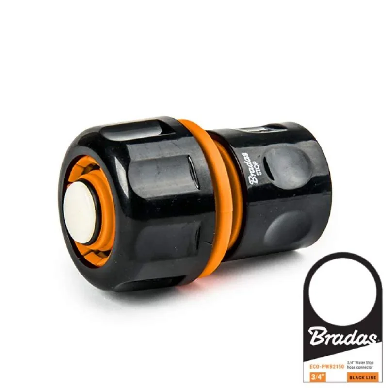 Конектор 1", POWER JET, STOP, BLACK LINE, ярлик, ECO-PWB2166 от Bradas - купить в интернет-магазине