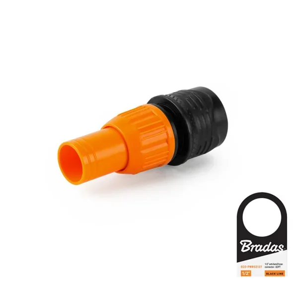Конектор 1/2" з фланцем, STANDARD, BLACK LINE SOFT FULL, 
ECO-PWBS2127 от Bradas - купить в интернет-магазине