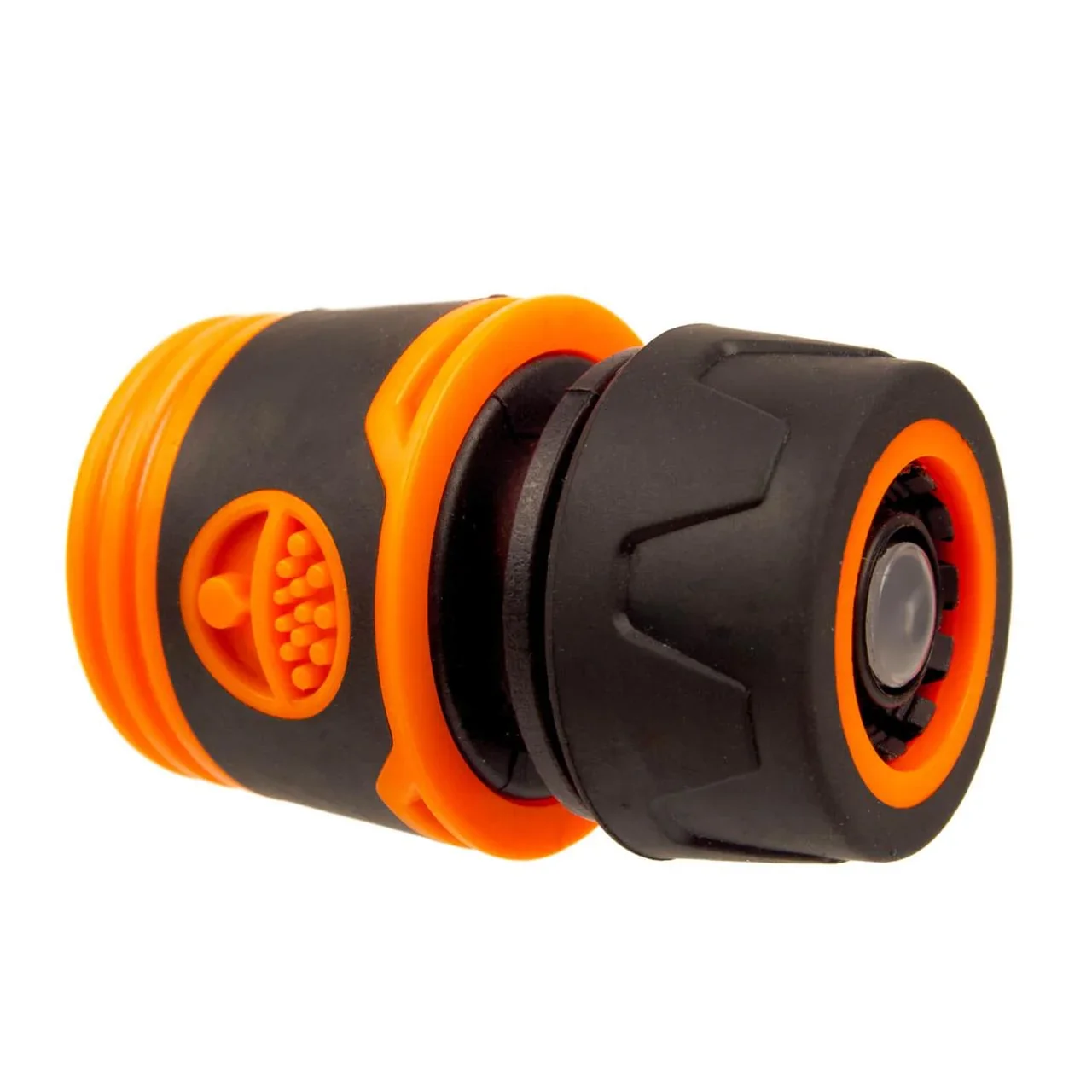 Конектор гумовий з клапаном SLD 1/2'' х 5/8'' чорний от SLD - купить в интернет-магазине