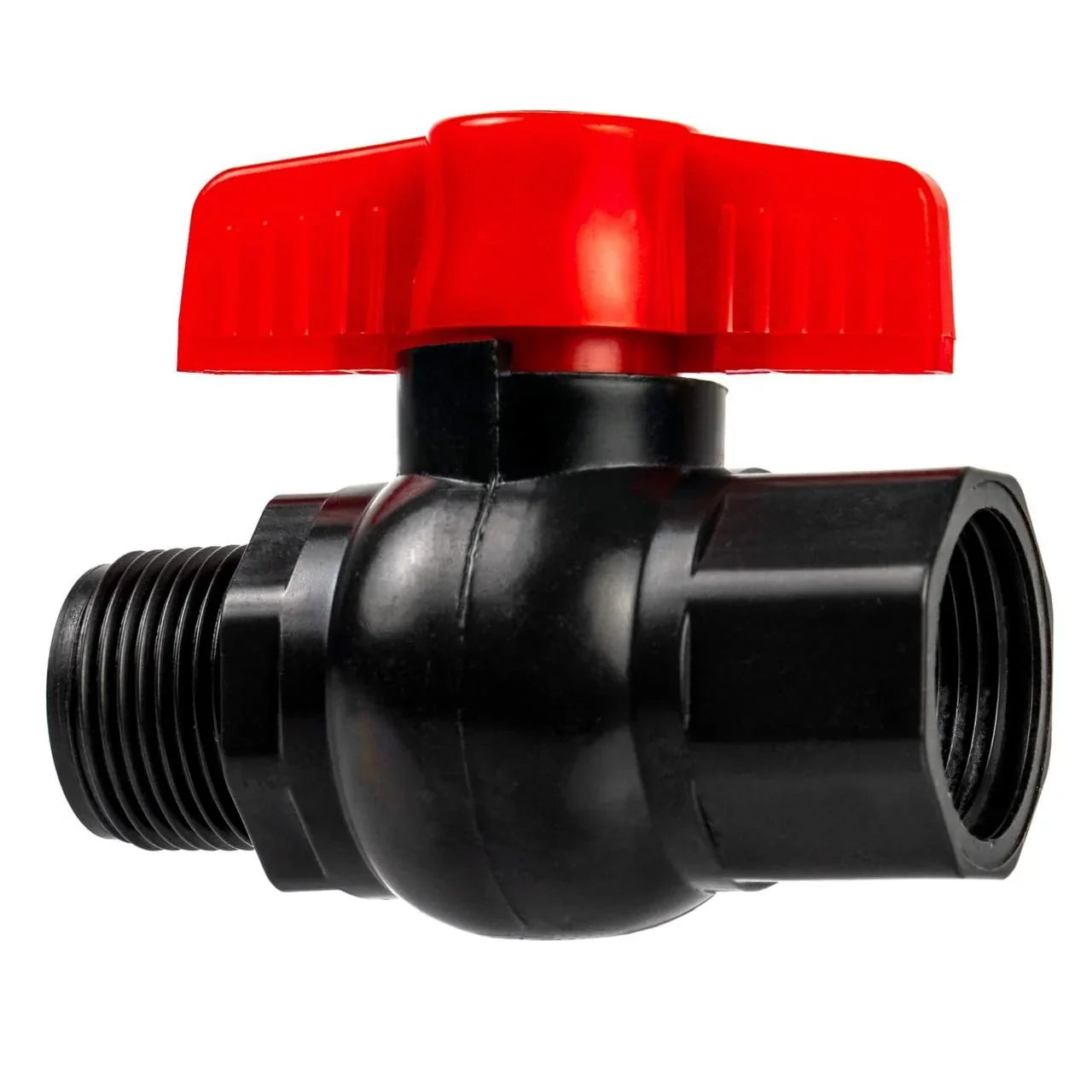 Кран кульовий зовнішнє внутрішнє різьблення (метелик) SLD 2" x 2" чорний от SLD - купить в интернет-магазине