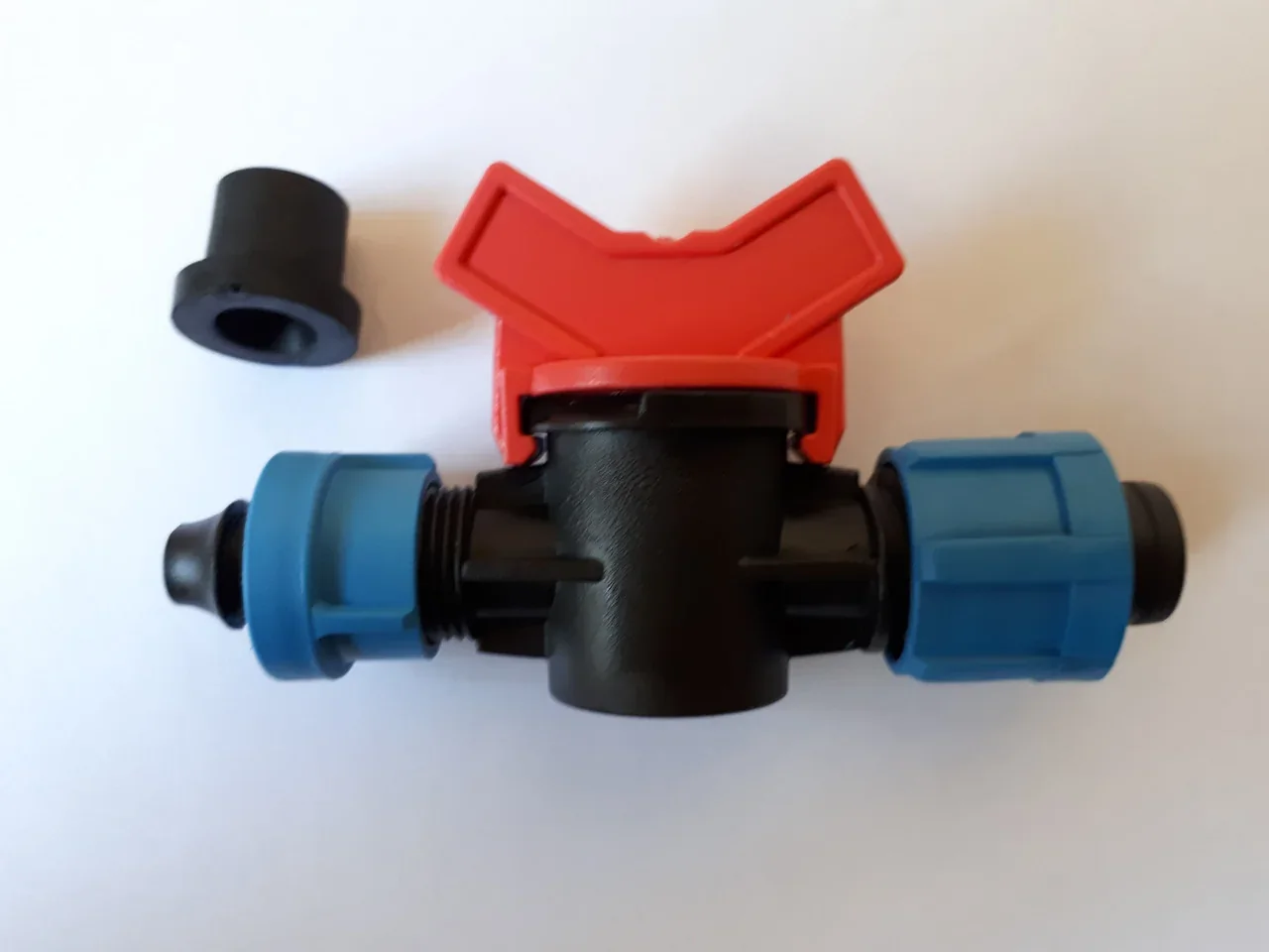 Кран стартовий з підтиском та гумкою для краплинної стрічки.SL-004.5 (500/50шт)