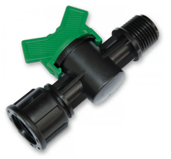 Мінікран лінійний різьба зовнішня 1/2" / 
різьба внутрішня 3/4", DSWZ11-1234L от Bradas - купить в интернет-магазине