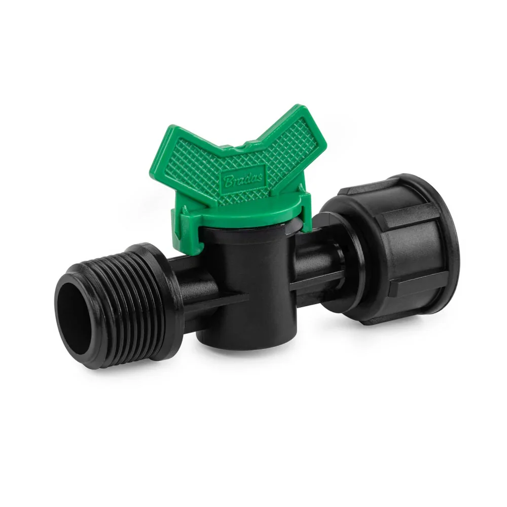 Мінікран лінійний різьба зовнішня 3/4" / 
різьба внутрішня 3/4", DSWZ11-3434L от Bradas - купить в интернет-магазине