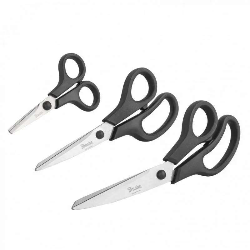 Набір ножиць універсальних CLASSIC, 3 шт, HOME
& GARAGE, DIY-SC204/SET-B от Bradas - купить в интернет-магазине