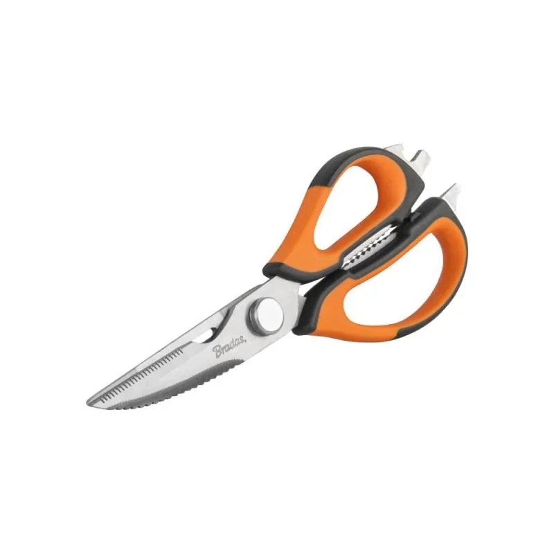 Ножиці для кухні та туризму, MULTIFUNCTION 7в1,
225 мм , HOME & GARAGE, DIY-SC502/225-B от Bradas - купить в интернет-магазине