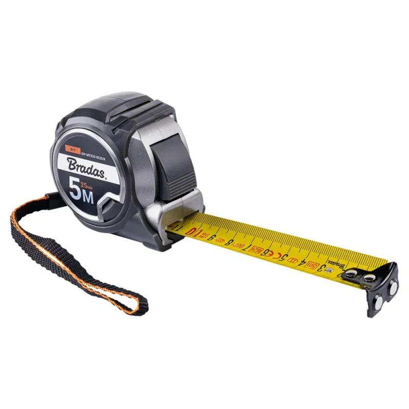 Рулетка рулонна, автоблокування, магнітний
наконечник, CARBIDE, 5м/25мм, DIY-MTS33-0525/K от Bradas - купить в интернет-магазине