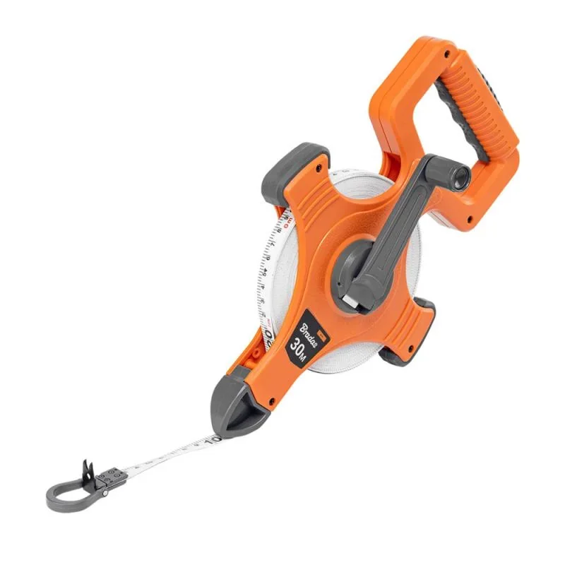 Рулетка вимірювальна, fiberglass, 30 м, DIY-MH11-03013F/CB от Bradas - купить в интернет-магазине