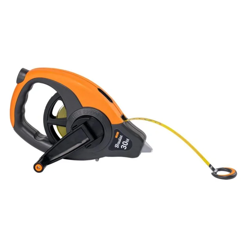 Рулетка вимірювальна, fiberglass, надшвидка, 
30 м, DIY-MH13-03013M/CB от Bradas - купить в интернет-магазине