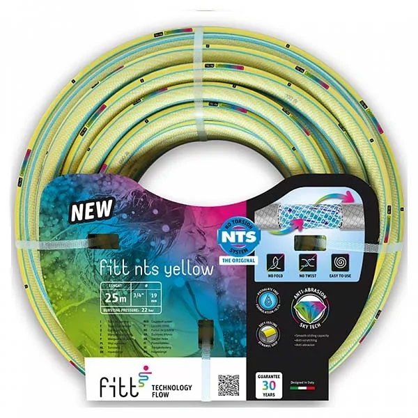 Шланг для поливу NTS YELLOW 1/2" 25м, NTSYL1/225 от Bradas - купить в интернет-магазине
