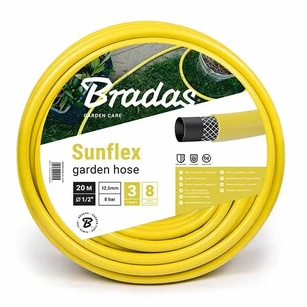 Шланг для поливу SUNFLEX 3/4" 50м, WMS3/450 от Bradas - купить в интернет-магазине