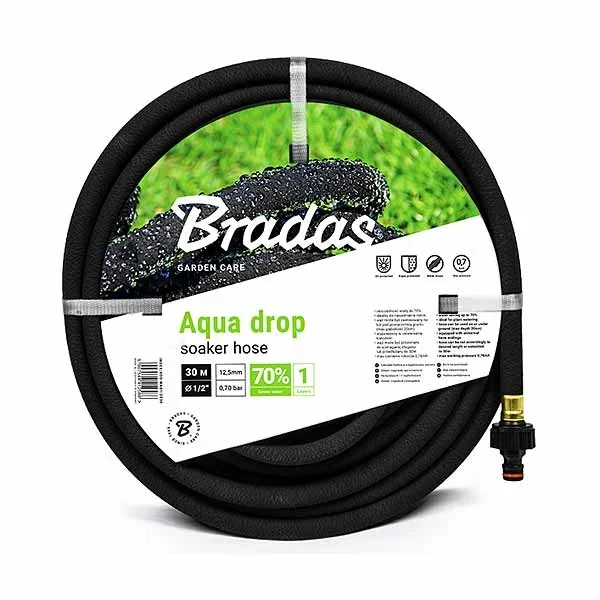 Шланг , що сочиться AQUA-DROP 1/2" – 7,5м, WAD1/2075 от Bradas - купить в интернет-магазине