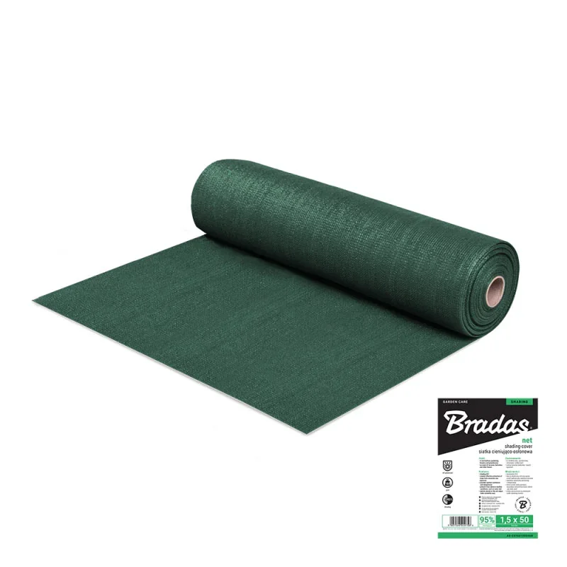 Сітка для затінення, захисна, 95%, 160 г/м², 1,5х25м, AS-CO16015025GR от Bradas - купить в интернет-магазине