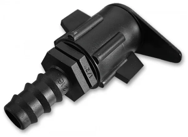 Старт-конектор плоский шланг/трубка 20мм, 
DSWA08-20L от Bradas - купить в интернет-магазине