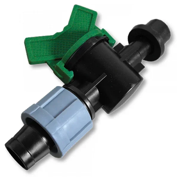 Старт-конектор з мінікраном для крапельної 
стрічки, в PE трубку з прокладкою, DSTZ03-1708L от Bradas - купить в интернет-магазине