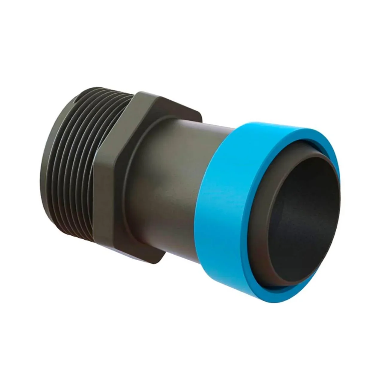 Стартер для стрічки «Туман» із зовнішнім різьбленням Santehplast 60 мм (∅ 40) 1¼" чорний от Santehplast - купить в интернет-магазине