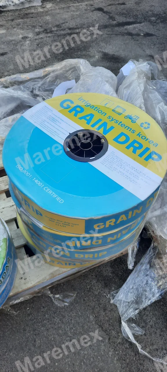 Стрічка щілинна 8 mil, через 10см, водовилив 1,1 л / год, 1000м / бухт от Grain - купить в интернет-магазине