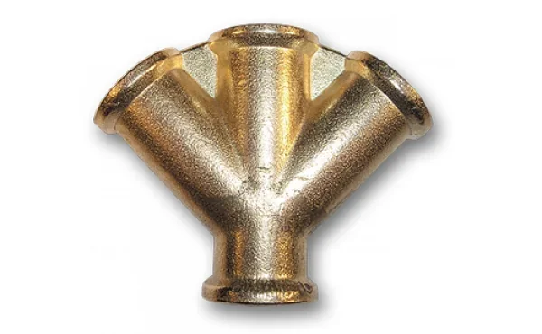 Трійник 4 x РВ 3/8", латунь, SP029 от Bradas - купить в интернет-магазине