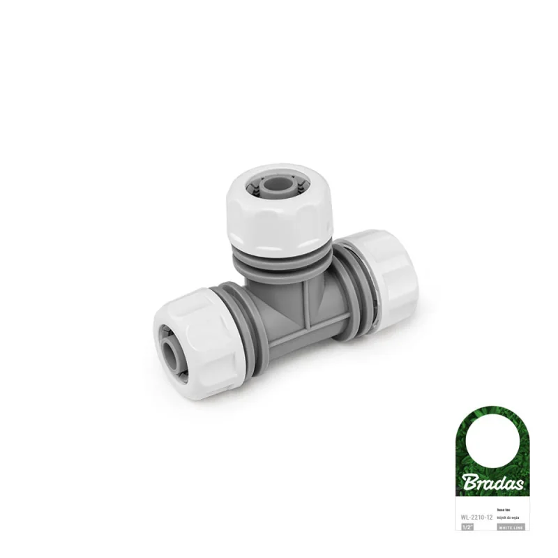 Трійник для підключення шланга 1/2" або 5/8", 
WHITE LINE, WL-2210-12 от Bradas - купить в интернет-магазине
