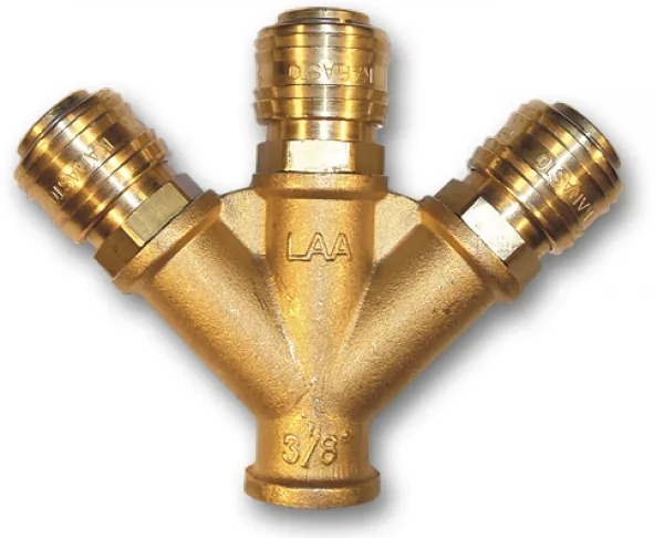 Трійник пневматичний з РВ 3/8", латунь, ESSK,
GK1372 от Bradas - купить в интернет-магазине