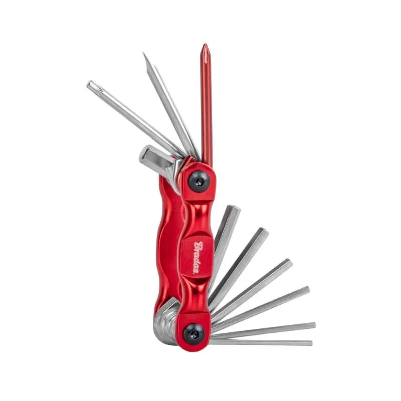 Велосипедний мультитул, складаний набір
ключів у футлярі, 10 шт., короткі, DIY-BA1011 от Bradas - купить в интернет-магазине