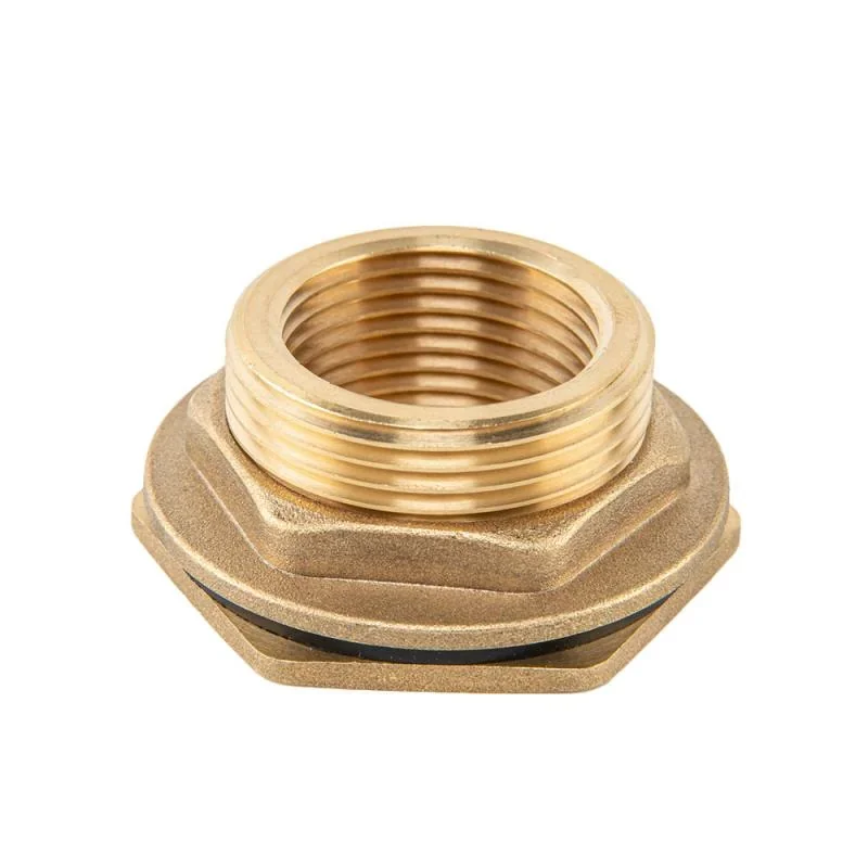 Втулка для бака РВ 3/4" - РЗ 1" з гайкою та прокладкою 
1", BRASS, BR-P34100 от Bradas - купить в интернет-магазине