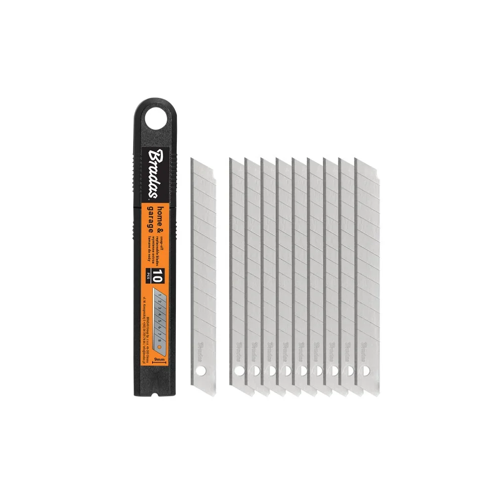 Замінні леза для ножів 9 мм NEUTRAL, 10 шт., DIY-KN09-NEU от Bradas - купить в интернет-магазине