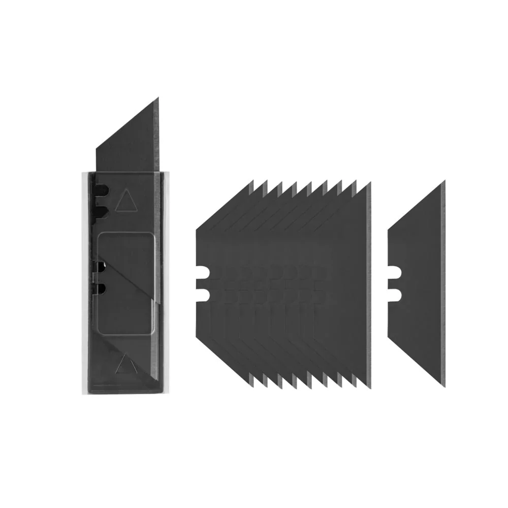 Змінні трапецієподібні леза 19 мм, BLACK, 10
штук, DIY-KN1902BB/10B от Bradas - купить в интернет-магазине