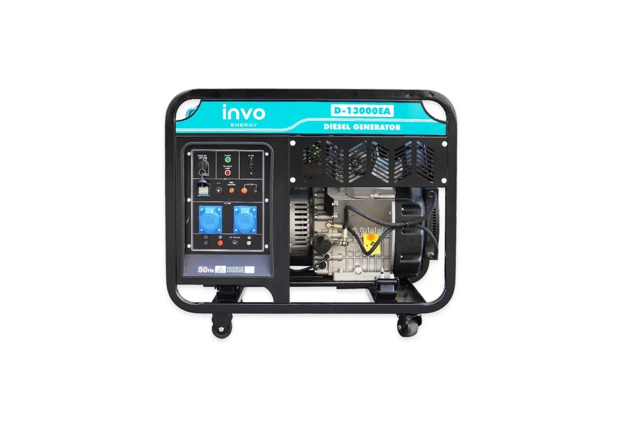 Дизельний генератор INVO D-13000EA, 12/13кВт, 220В от INVO - купить в интернет-магазине
