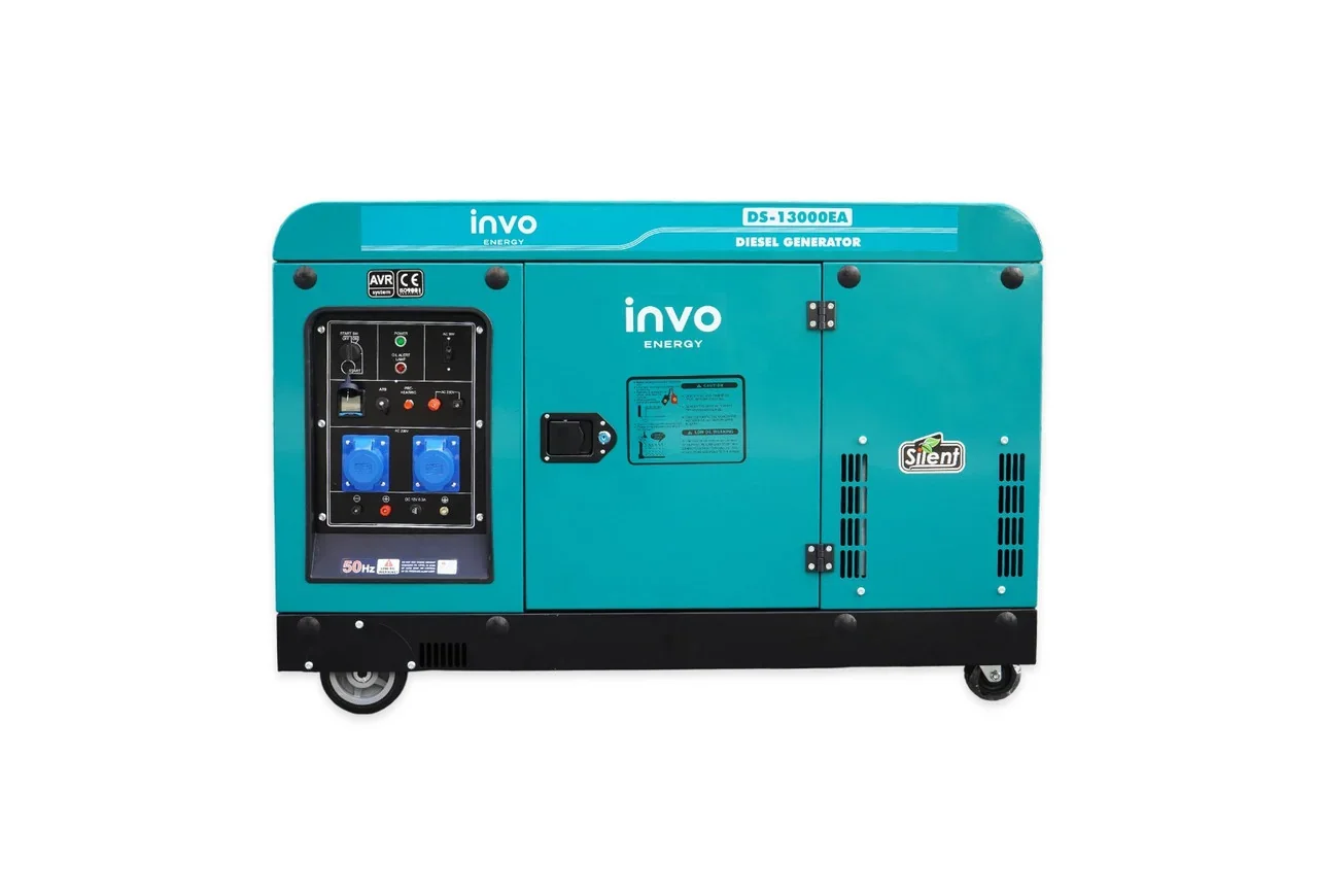 Дизельний генератор INVO DS-13000EA у кожусі, 12/13кВт, 220В от INVO - купить в интернет-магазине