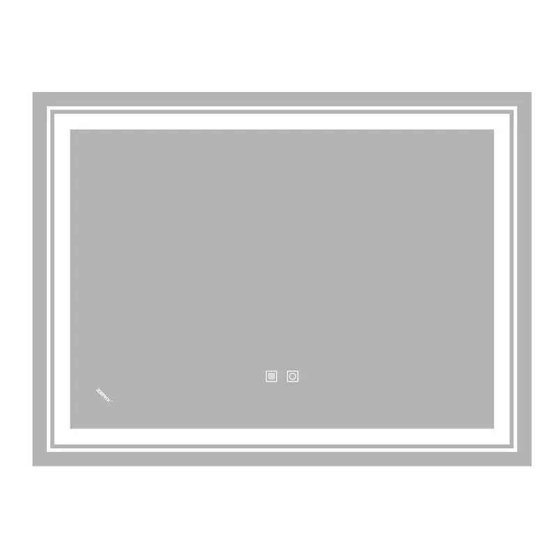 Зеркало Zerix Alive MR06-80x60-REVERSE с LED Touch, Anti-fog, димером, регулятором яркости (ZX6062) от Zerix - купить в интернет-магазине