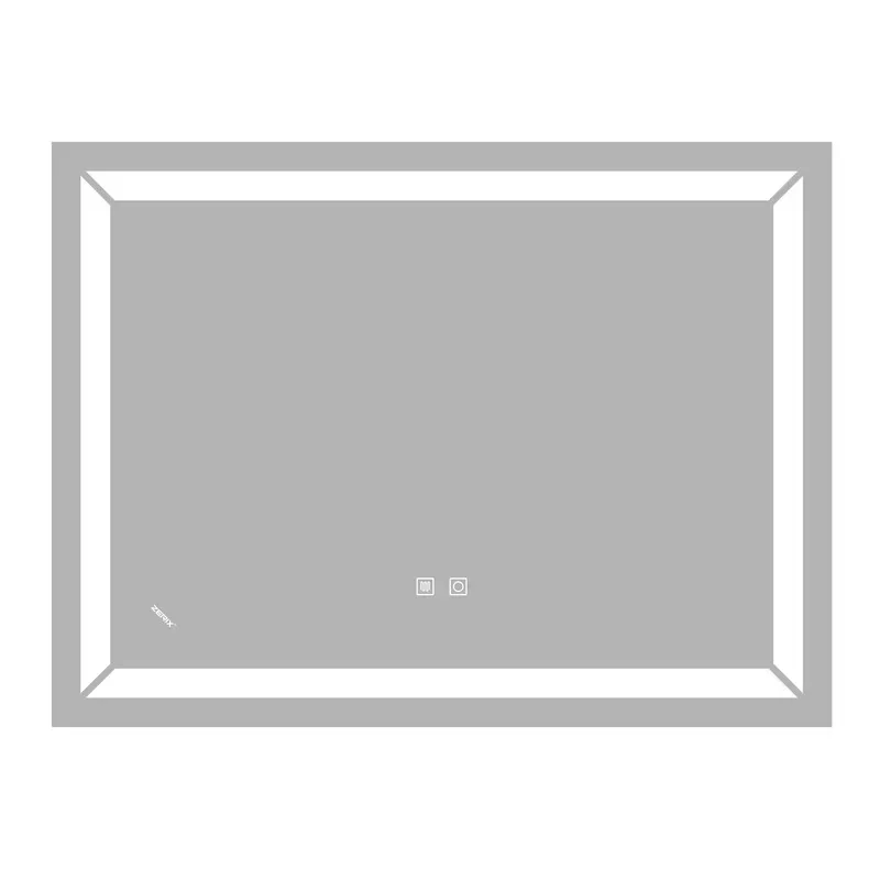 Зеркало Zerix Kubix MR04-80x60-REVERSE с LED Touch, Anti-fog, димером, регулятором яркости (ZX6054) от Zerix - купить в интернет-магазине
