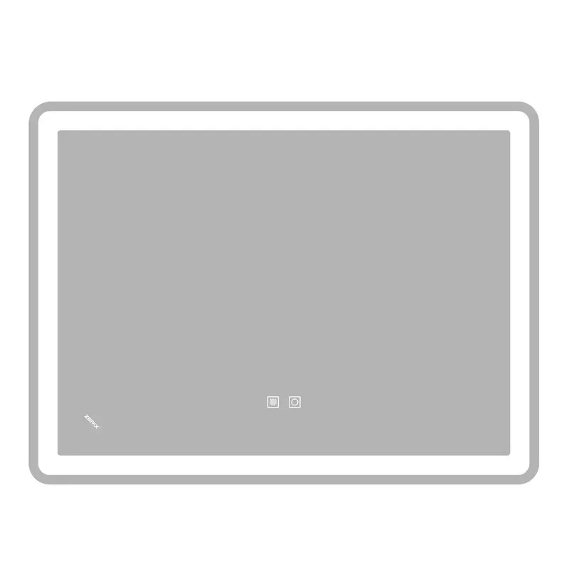 Дзеркало Zerix Mirra MR05-80x60-REVERSE з LED Touch, Anti-fog, димером, регулятором яскравості (ZX6056) от Zerix - купить в интернет-магазине