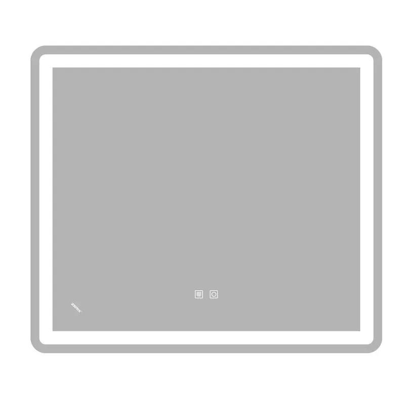 Зеркало Zerix Mirra MR05-80x70-REVERSE с LED Touch, Anti-fog, димером, регулятором яркости (ZX6057) от Zerix - купить в интернет-магазине