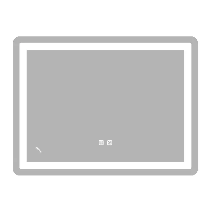 Зеркало Zerix Sansa MR01-70x50-REVERSE с LED Touch, Anti-fog, димером, регулятором яркости (ZX6050) от Zerix - купить в интернет-магазине
