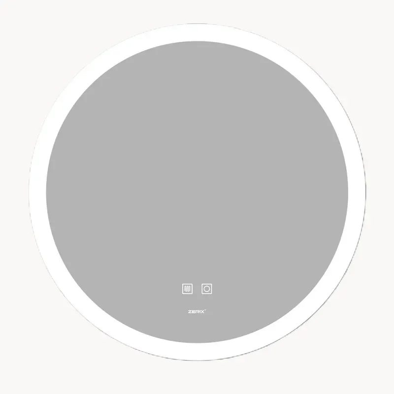 Зеркало Zerix Solo MC02-80 с LED Touch, Anti-fog, димером, регулятором яркости (ZX6066) от Zerix - купить в интернет-магазине