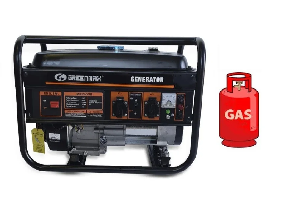 Генератор ГАЗ/бензиновий GREENMAX MB3900B 2.8/3.0 кВт з ручним запуском от GREENMAX - купить в интернет-магазине