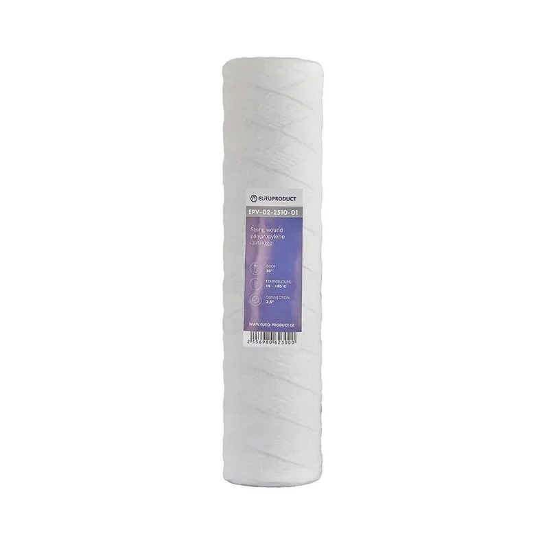 Картридж із поліпропіленової нитки Europroduct EPV-02-2510-01 PP1 2,5"x10" (EP6230) от EUROPRODUCT - купить в интернет-магазине